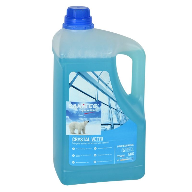 Cleaning Detergent For Glass Sanitec 5 Kg Crystal Frag