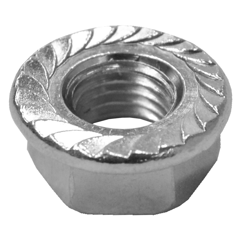 Hex Flange Nuts with Serration M12, ZINC | Megatek