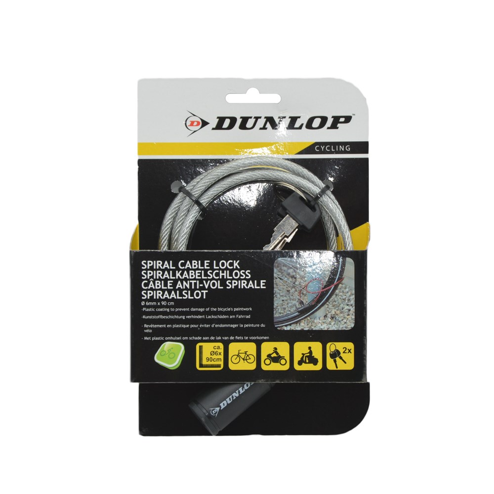 dunlop spiral cable lock