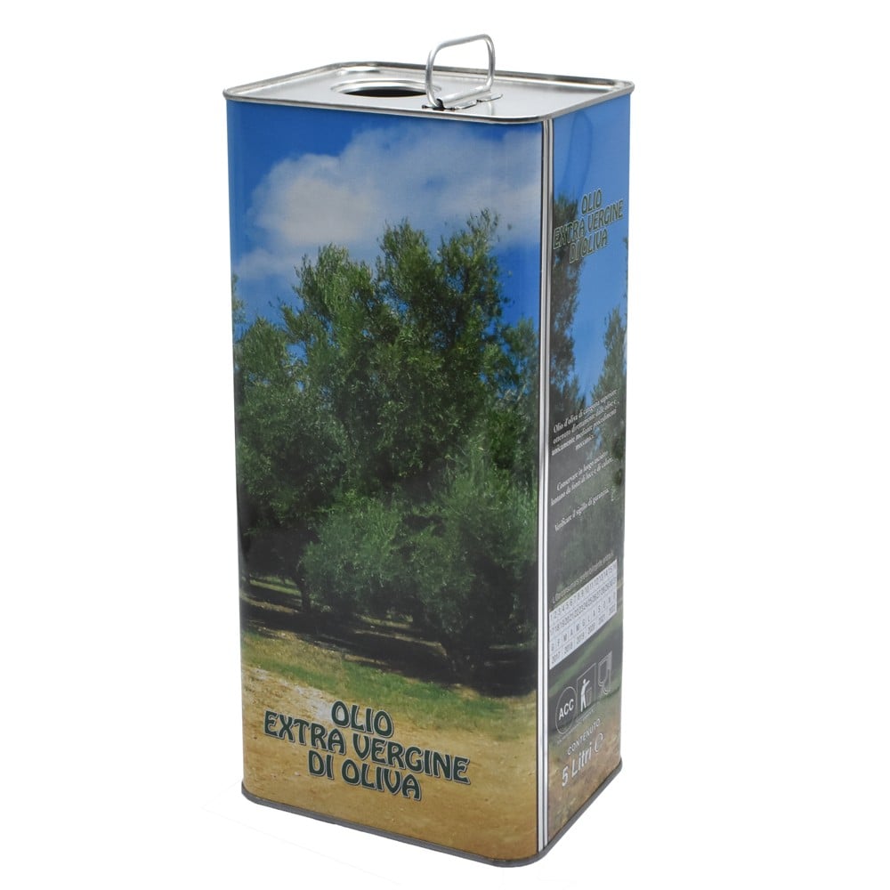 Oil container, 5 lt, with olive tree, 1 piece | Megatek