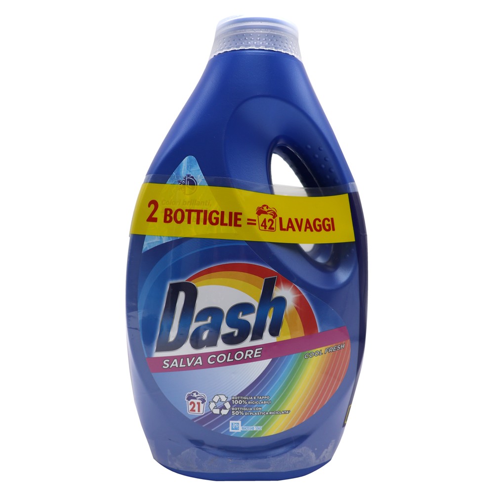 Liquid detergent for clothes, Dash, colore, 2x21 washes | Me