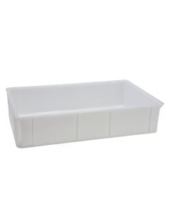 Professional  dough storage, plastic, white, 60x40xH13