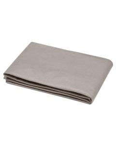 Stright double bed linen, Eden, cotton, light gray, 180x290 cm