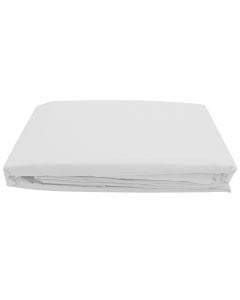 Bedlinen set, single, microfibre, white, 160x240 cm; 90x200+30cm; 50x80+10 cm (x1)