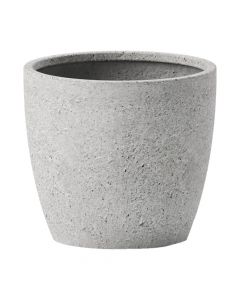 Flower pot, Indra, XXL, concrete, gray, 62x62xH56 cm