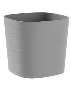 Flower pot, Capri, plastic, grey, Ø38xH30 cm