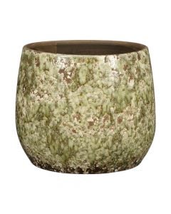 Flower pot, Antica, ceramic, green, Ø25.5xH20 cm