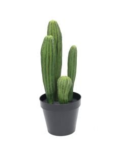 Lule artificiale, Cactus, në vazo, plastike, jeshile, 32 cm