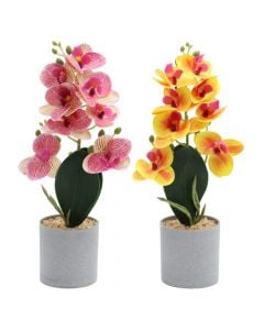 Artificial flower, in vase, plastic/PP, colorful, 30 cm