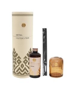 Set vaj aromatik ambienti, 200ml, xham, gri