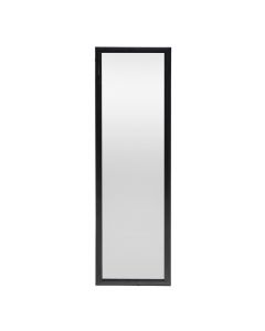 Decorative mirror, rectangular, wall-hung, mdf/glass, black