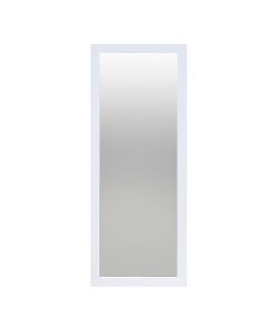 Decorative mirror, rectangular, wall-hung, mdf/glass, white, 30x90 cm
