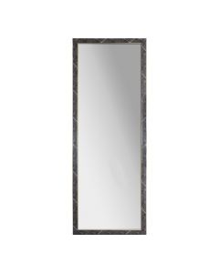 Static mirror, marble effect, white/black, 44x35xH125 cm