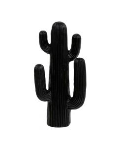 Objekt dekorues, Cactus, polimagnez, e zezë, 18.5x9.5xH38 cm