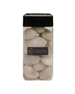 Decorative stones, white, 850 gr