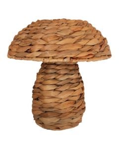 Candle holder, Mushroom, rattani, natural, 28x28xH28 cm