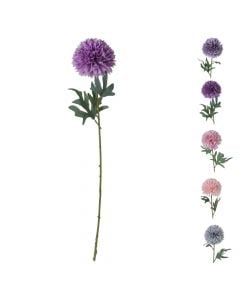 Artificial flower, Dalia, polypropylene, assorted, 60 cm