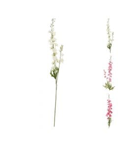 Artificial flower, Delphinium , plastic, assorted, 85 cm