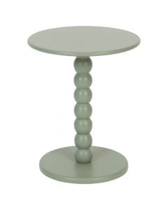 Side table, Chamlo Cela, mdf, green, Ø38xH46.5 cm