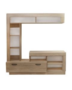 TV stand, melamine, sonoma, 170x42xH170 cm