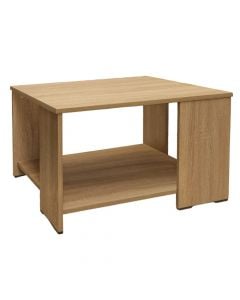 Coffee table, melamine, sonoma, 69x69xH43 cm