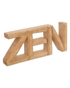 Decorative object, Zen, mango wood, brown, 23x3xH10 cm