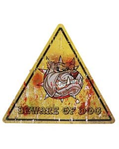 Signs, Beware of Dog, printed, yellow35 x 30 cm