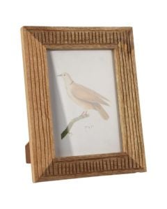 Photo frame, mango wood, natural, 18x23 cm