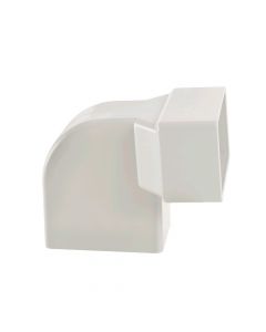 Cross elbow, PVC, 100x60mmx90°, white