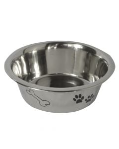 Bowl for dogs and cats, 1.75 L, 21 cm, carbon steel