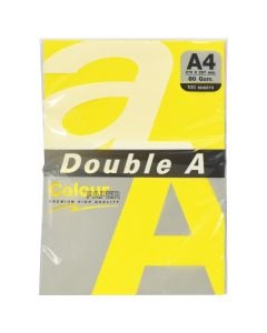 Leter A4, Double A, Colour, 80g/m2, 100 copë