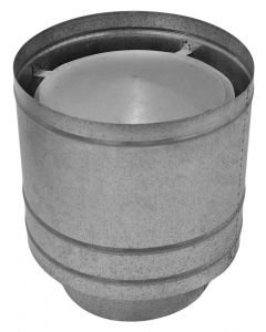 Galvanized barrel chimney cap Ø300