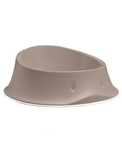 Pet food bowl, Stefanplast, Chic, 1 l, 25,6x25,6x10h, pastel gray