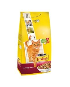 Cat food, Friskies, Adult, 2 kg, beef and vegetables