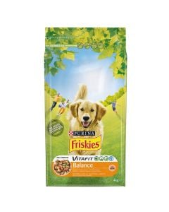 Dog food, Friskies, Balance, 4 kg, chicken and vegetables