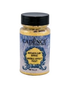 Boje akrilike, Cadence, Marble efect, 90 ml, gold, efekt mermeri