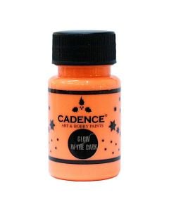 Boje Fluoreshente, Cadence, Glow in the Dark, 50 ml, ngjyra portokalli