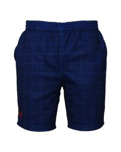 Tennis pants, 4U Sports, size S, checkered, blue