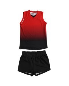 Uniforme volejbolli per femra, 4U Sports, XS, e kuqe me te zeze