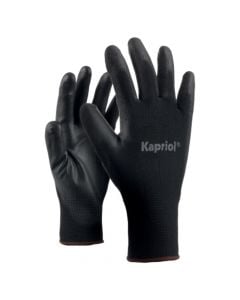 Work gloves, Kapriol, Skin Gloves, 11, black color