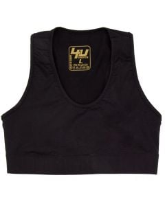 Crop top, 4U Sports, classic, size L, black color