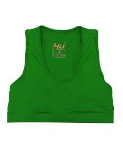 Crop top, 4U Sports, classic, size S, green color