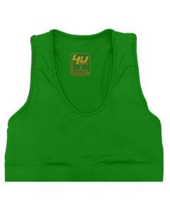 Crop top, 4U Sports, classic, size L, green color