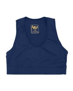 Crop top, 4U Sports, classic, size XS, blue color