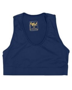 Crop top, 4U Sports, classic, size M, blue color