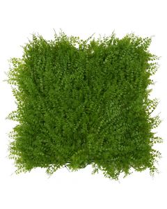 Fence with artificial leaves, PVC, 50x50 cm, light green