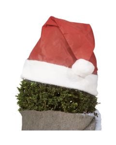 Shtrese mbrojtese ªChristmasª per dheun e bimes, Videx, H42 x L36 cm, ngjyre e kuqe