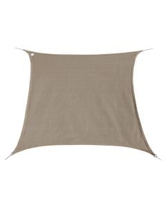 Tent for veranda, Ambiance, 3.6 x 3.6 x 3.6 m, 160gr/m2, polyester material, taupe color