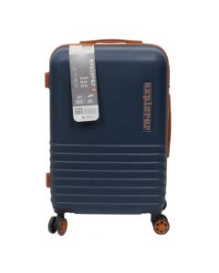 Travel suitcase, ProWorld, 42 x 25 x 61 cm, ABS, dark blue color