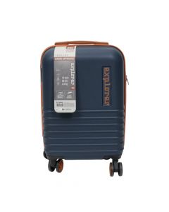 Travel suitcase, ProWorld, 34 x 22 x 53 cm, ABS, dark blue color